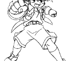 Coloriage Beyblade tyson