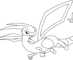 Coloriage pokemon Libegon