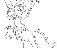 Coloriage Keldeo