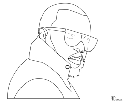 Coloriage Maitre Gims