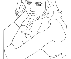 Coloriage Nina Dobrev