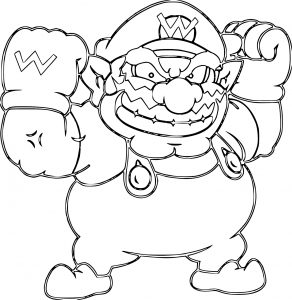 Coloriage Wario